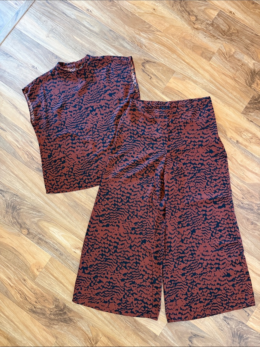 Halogen Animal Print in Burnt Henna Set - Size L